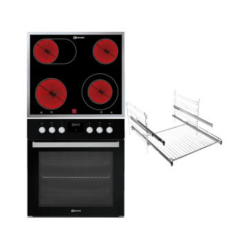 BAUKNECHT HEKOBLACK500P Inbouw Multifunctionele oven