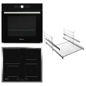 BAUKNECHT BAKO BLACK PYRO INDUKTION Inbouw Multifunctionele oven
