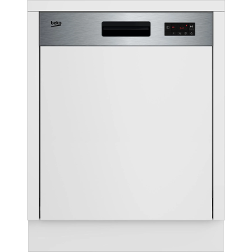 BEKO BDSN15430X Semi inbouw vaatwasser